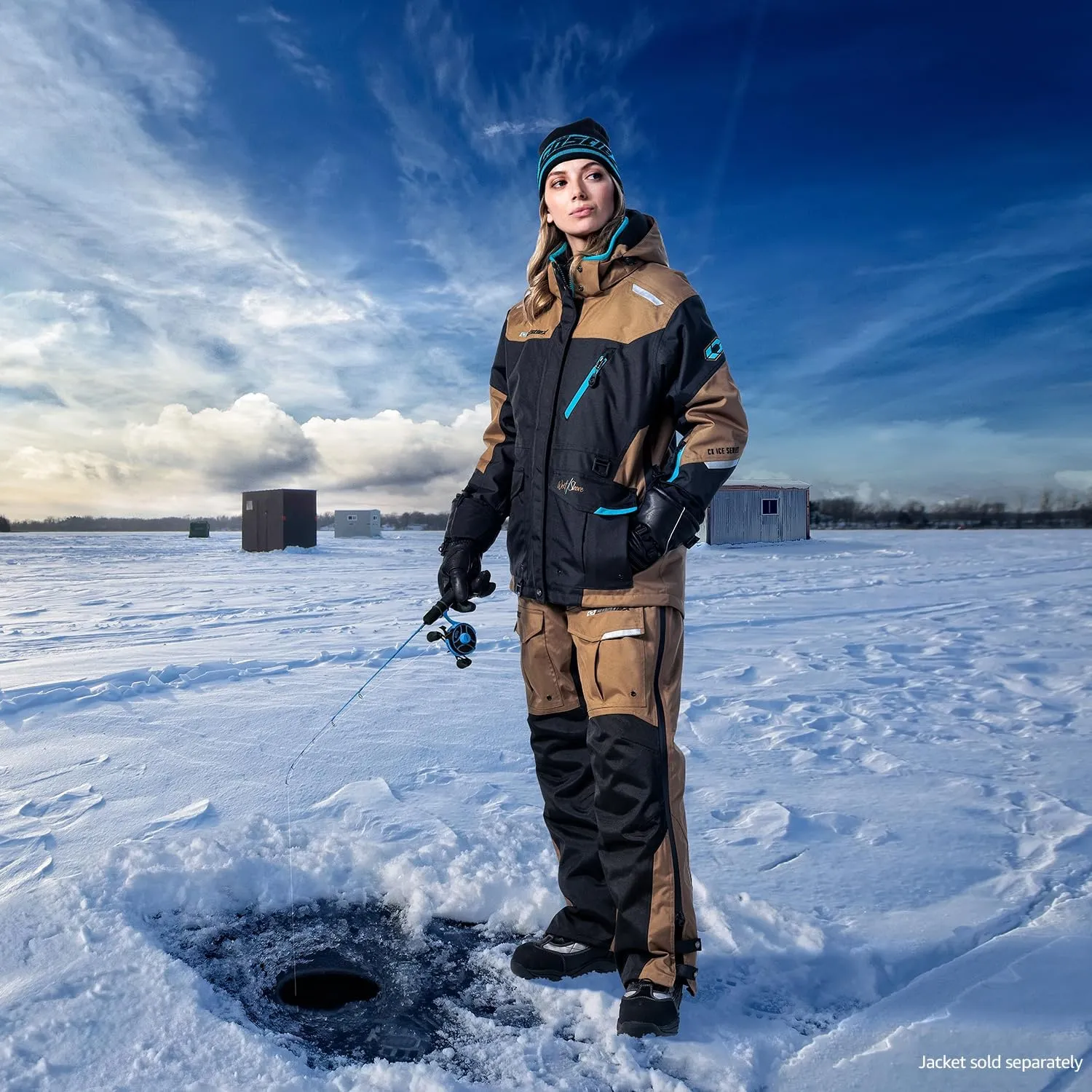 Castle X Womens' West Shore Ice Fishing Insulated Bib