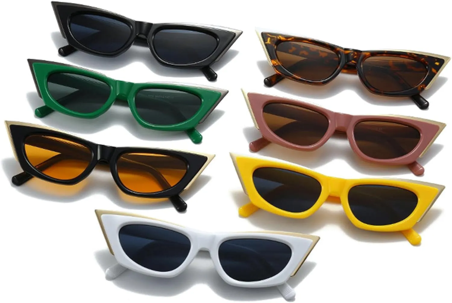 Cat Eye Women Sunglasses Fashion Shades Uv400 Trending Men Yellow Sun Glasses