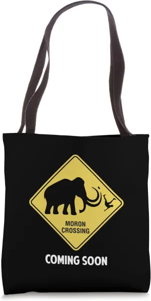 Caution Woolly Mammoth Tote Bag