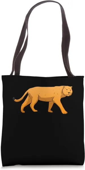 Cave Lion Ice Age Animals Ice Age Stone Age Extinct Tote Bag