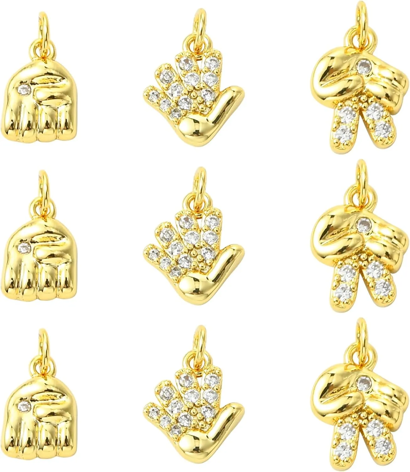 Celestial Tool Gesture Music Note Sport Retro-Themed Dollar Sign Woven Net Fruit Dessert Religious Pink Ribbon Branch Brass Charms for Jewelry