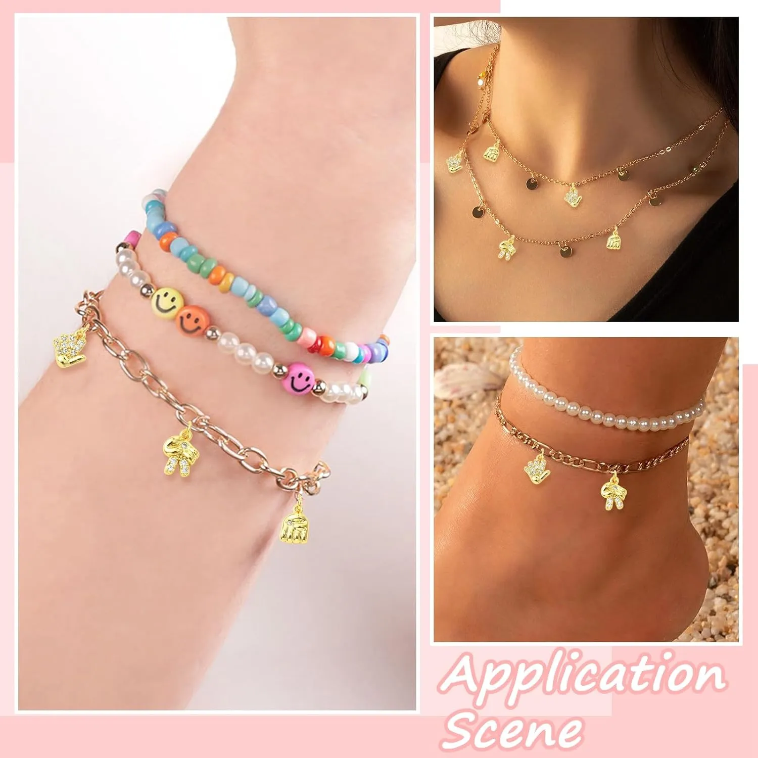 Celestial Tool Gesture Music Note Sport Retro-Themed Dollar Sign Woven Net Fruit Dessert Religious Pink Ribbon Branch Brass Charms for Jewelry