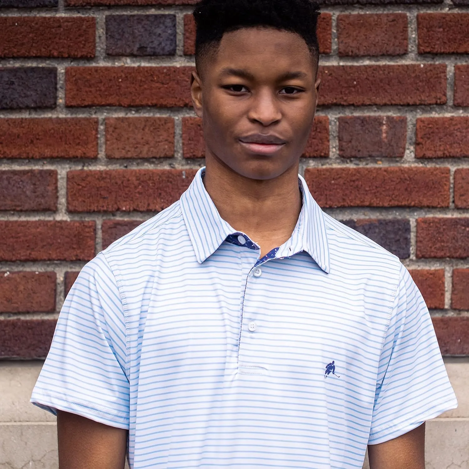 ChalkTalkSPORTS Hockey Short Sleeve Polo Shirt | Performance Sports Polo | Youth & Adult Sizes
