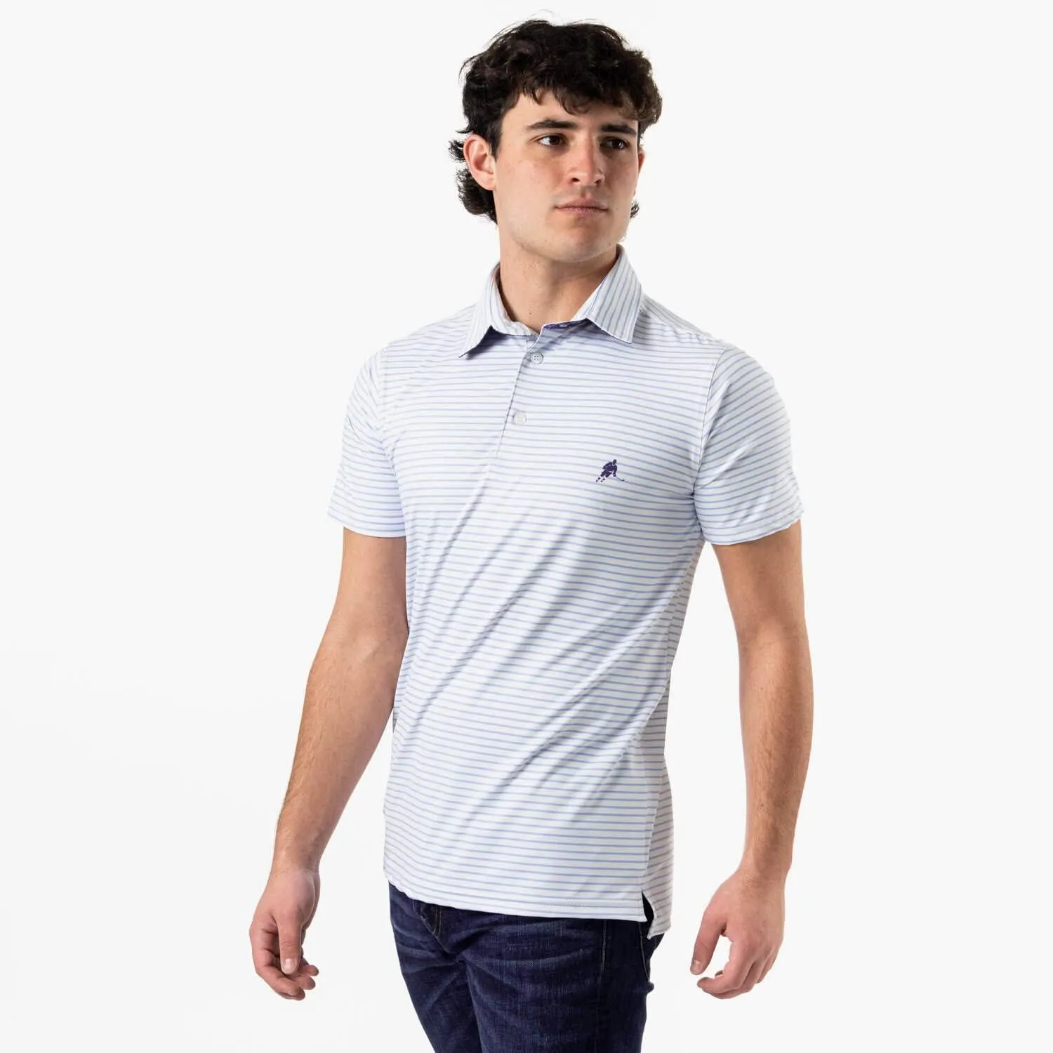 ChalkTalkSPORTS Hockey Short Sleeve Polo Shirt | Performance Sports Polo | Youth & Adult Sizes