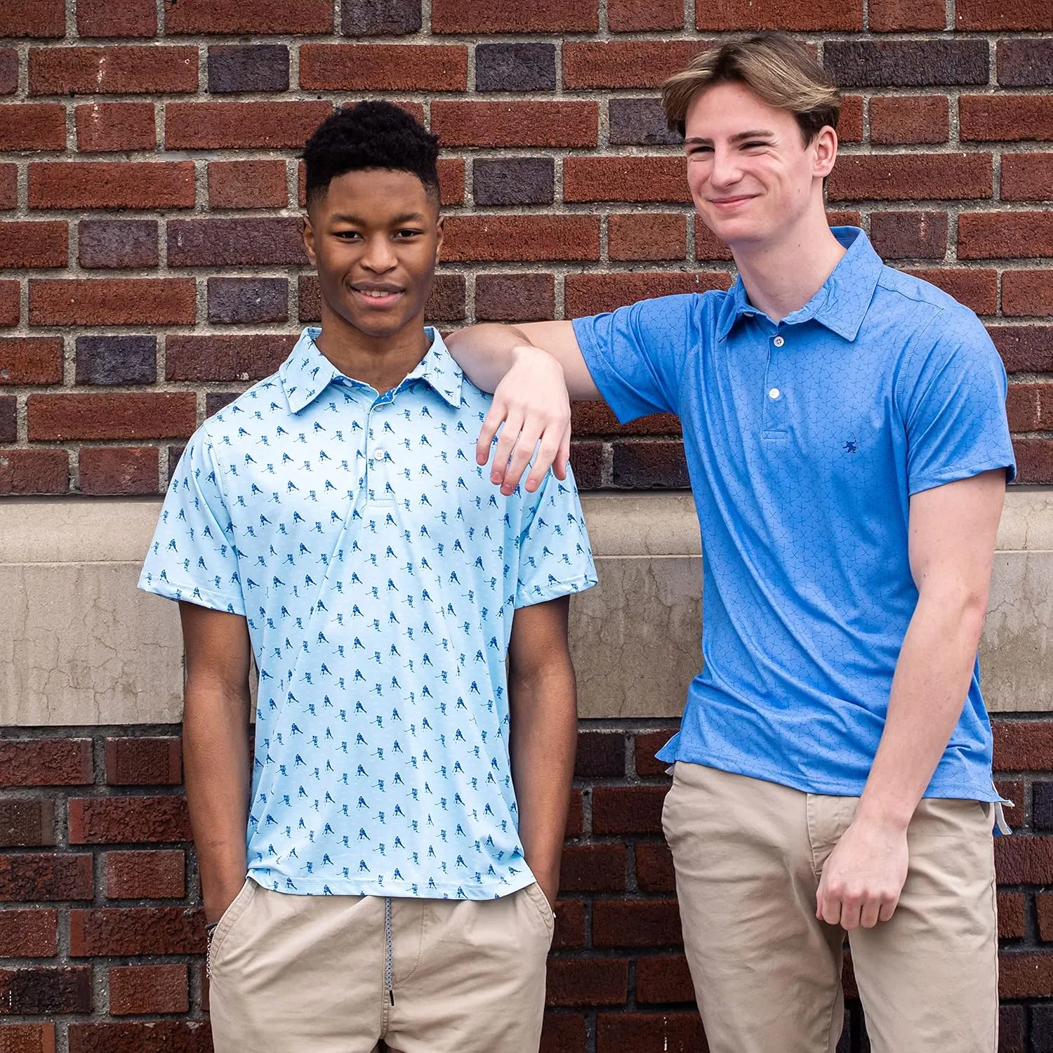 ChalkTalkSPORTS Hockey Short Sleeve Polo Shirt | Performance Sports Polo | Youth & Adult Sizes