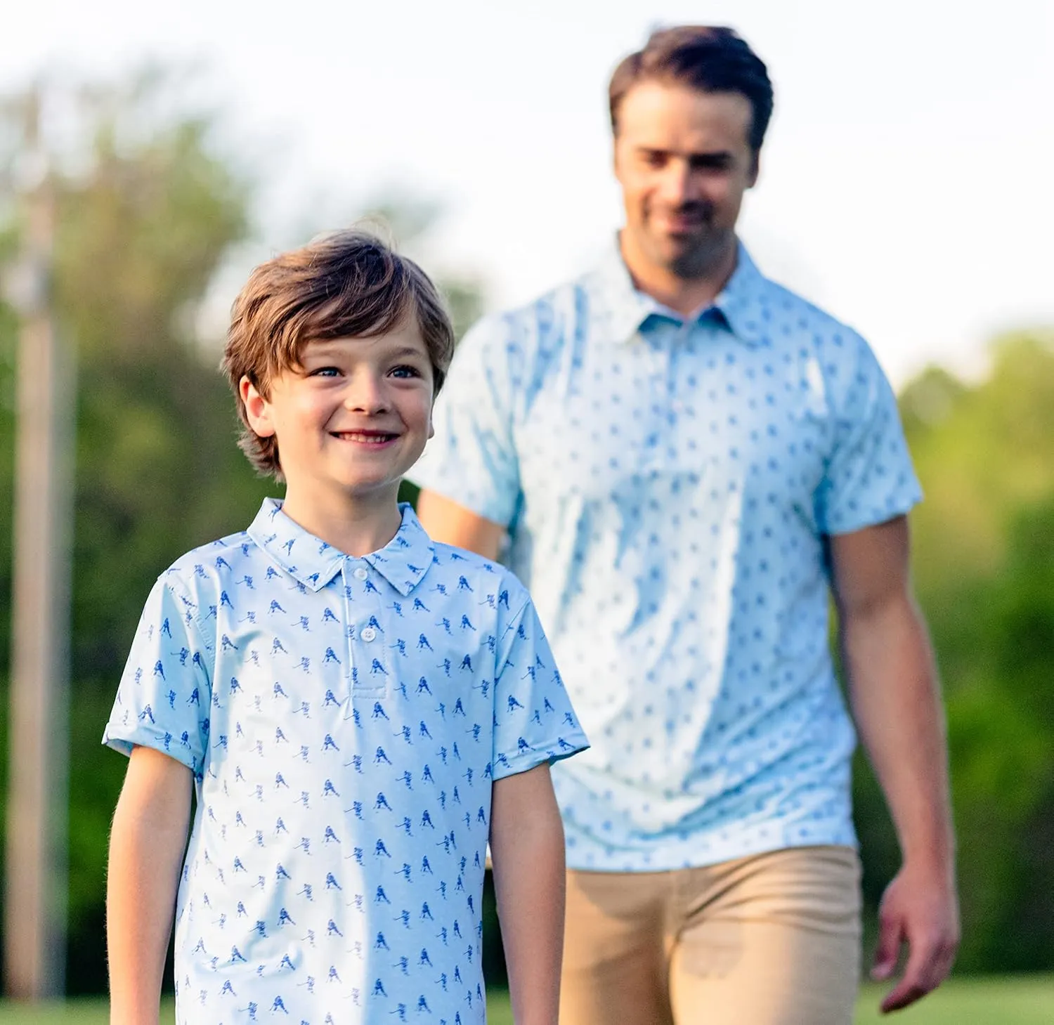 ChalkTalkSPORTS Hockey Short Sleeve Polo Shirt | Performance Sports Polo | Youth & Adult Sizes