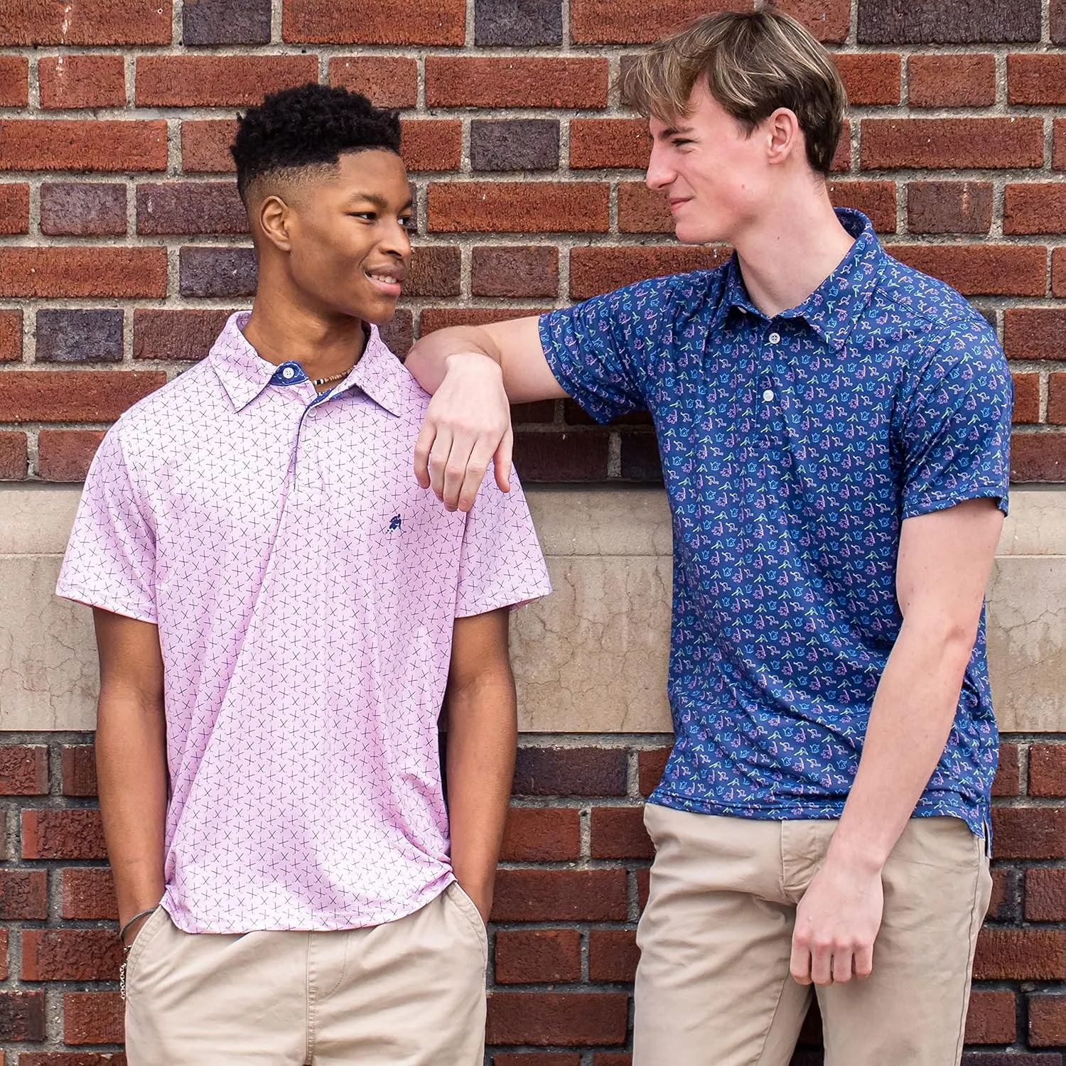 ChalkTalkSPORTS Hockey Short Sleeve Polo Shirt | Performance Sports Polo | Youth & Adult Sizes