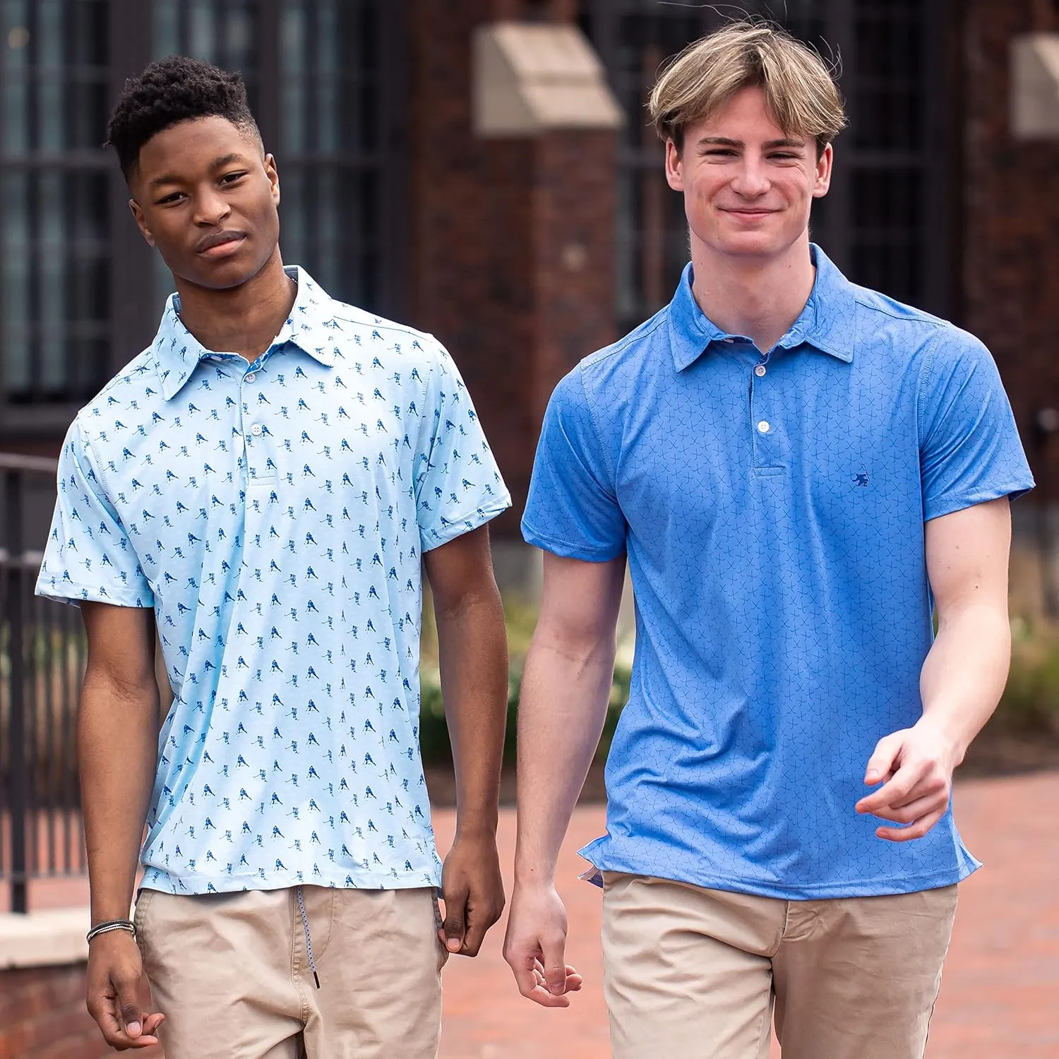 ChalkTalkSPORTS Hockey Short Sleeve Polo Shirt | Performance Sports Polo | Youth & Adult Sizes