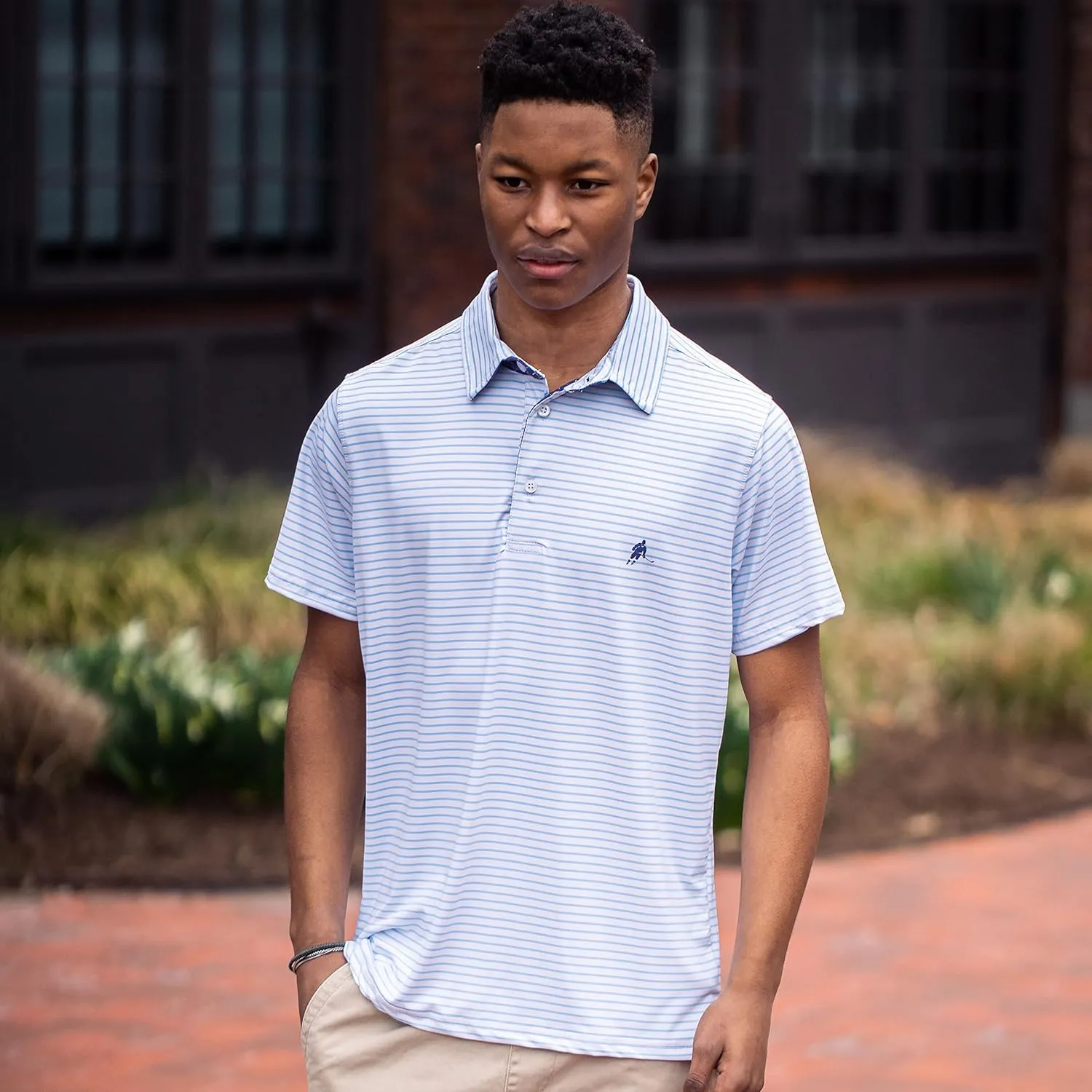 ChalkTalkSPORTS Hockey Short Sleeve Polo Shirt | Performance Sports Polo | Youth & Adult Sizes