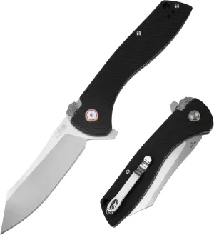 CJRB Cleaver folding Knives Pocket Knife D2 Steel Blade G10 Handle Kicker J1915
