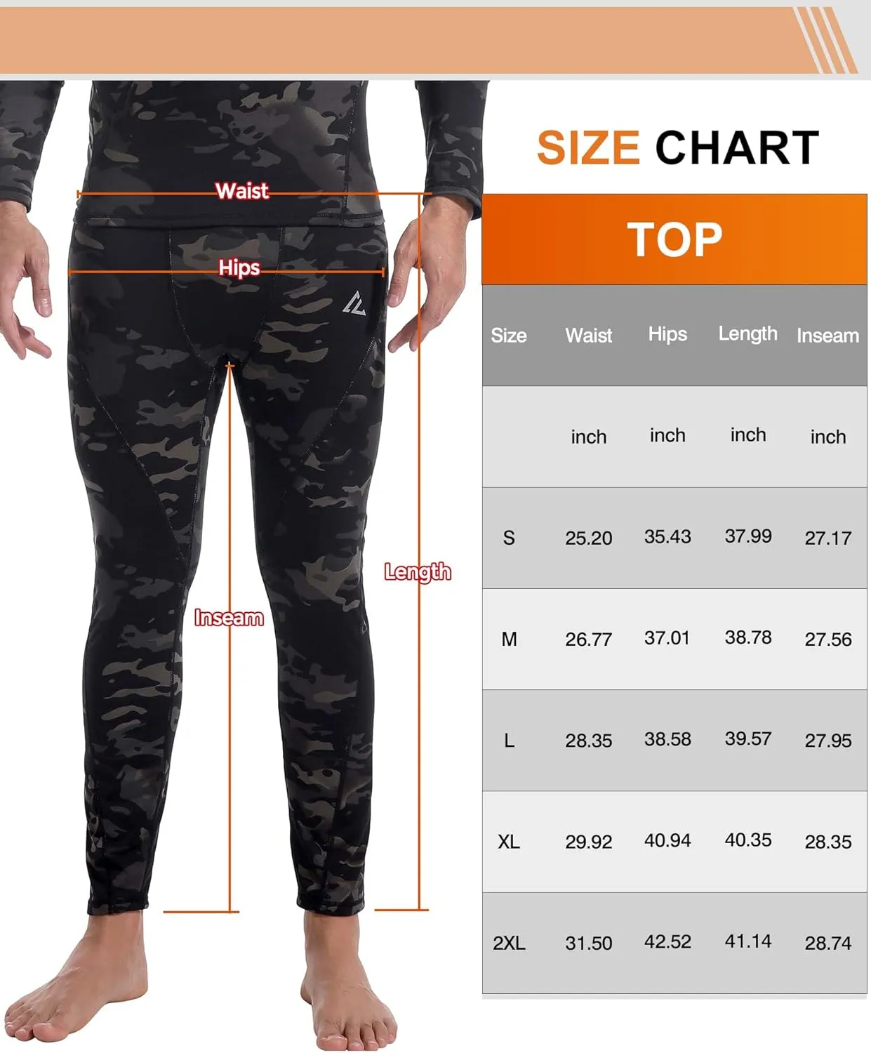 CL convallaria 1 2 4 Pack Mens Thermal Underwear Long Johns Compression Pants Athletic Leggings Base Layer Bottoms