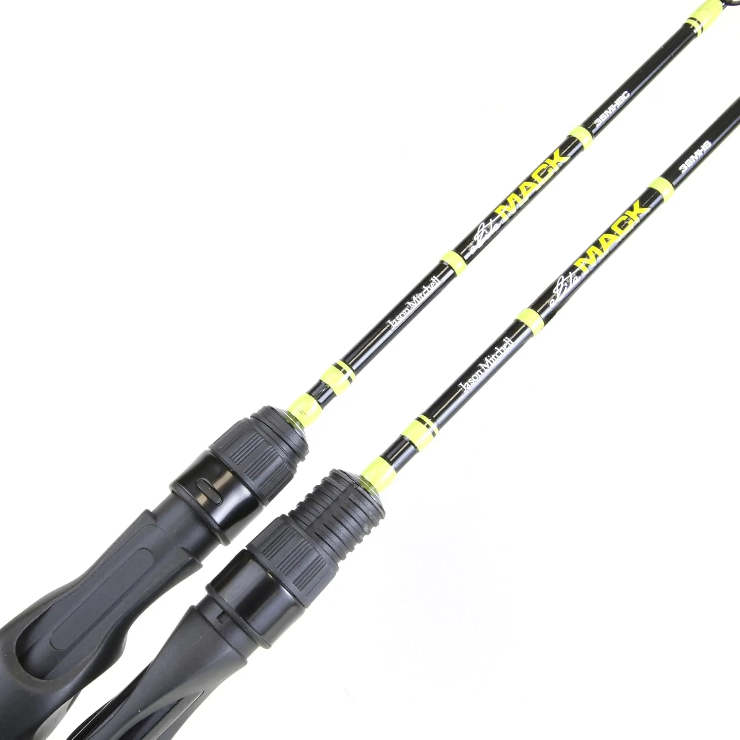 CLAM The Mack Ice Fishing Rod – Power Backbone, Ice-Resistant Guides & Sensitive Skeletal Rod Seat
