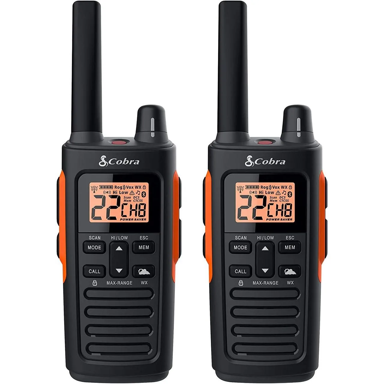 COBRA RX680 2 Watt Rugged Walkie Talkies