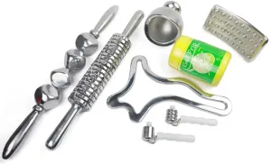 Colombian Metal Therapy Tools 7 Pcs for Ice Body Sculpting Kit   Cold Gel