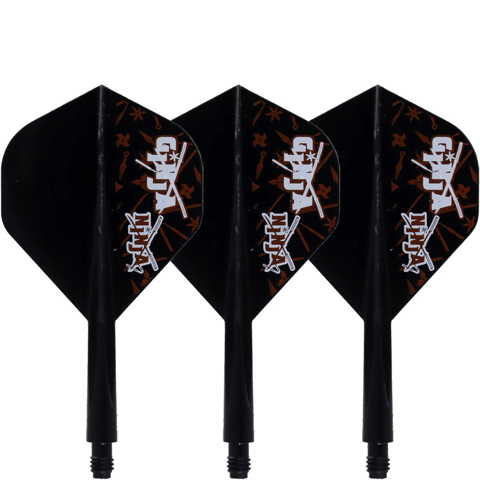 Condor AXE Dart Flights - Matt Campbell - Ginja Ninja - Standard - Black