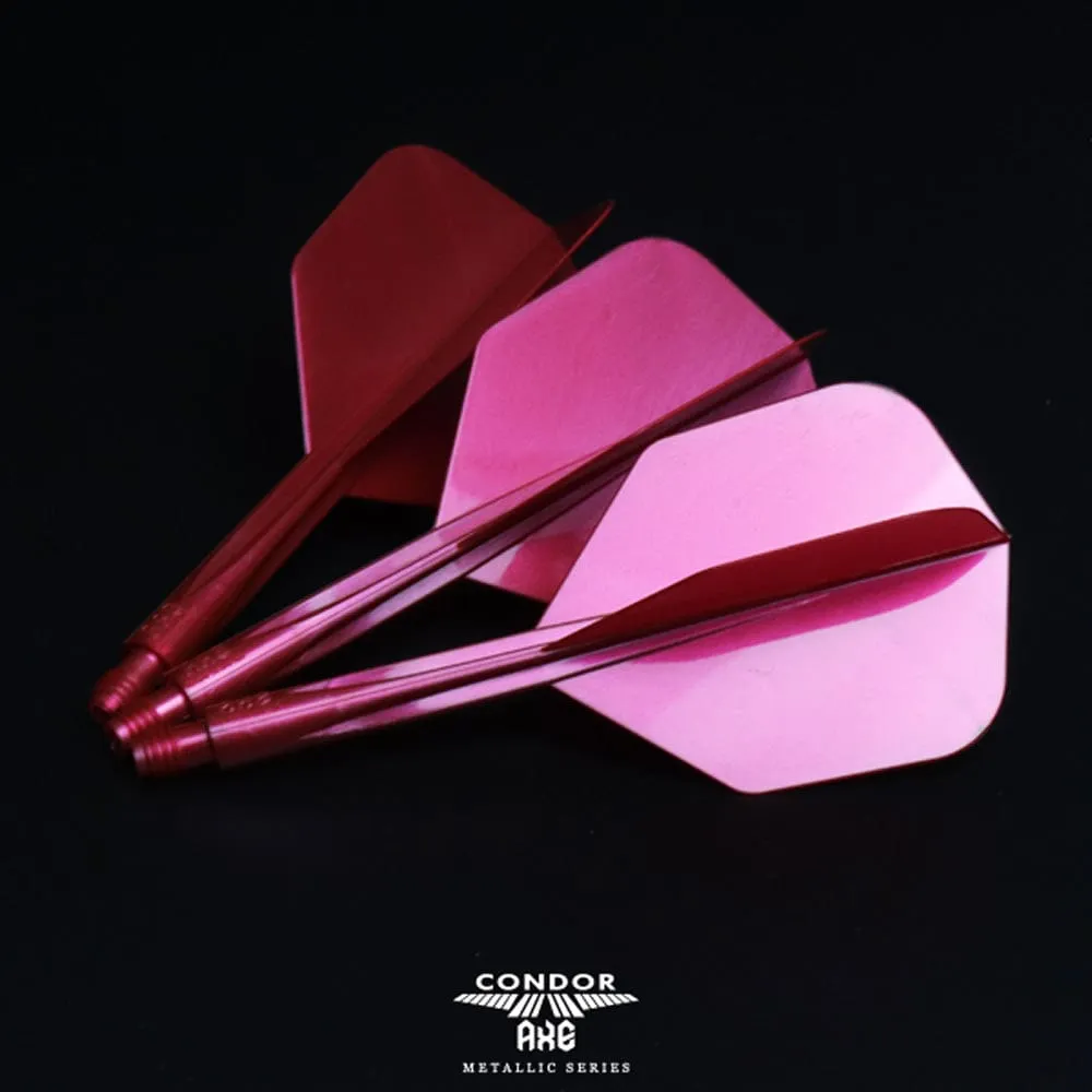 Condor AXE Metallic Dart Flights - Small - Red