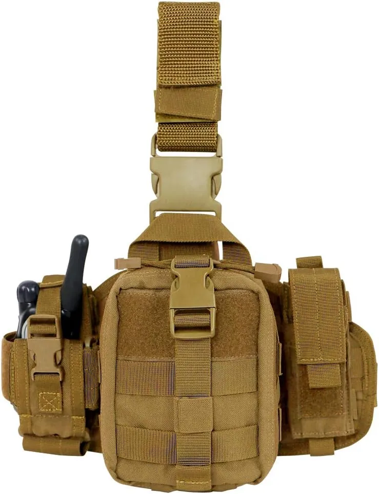 Condor Outdoor EMT Tactical Leg Rig with Detachable MOLLE Pouches