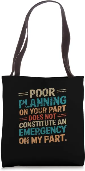 Constitute An Emergency Tote Bag