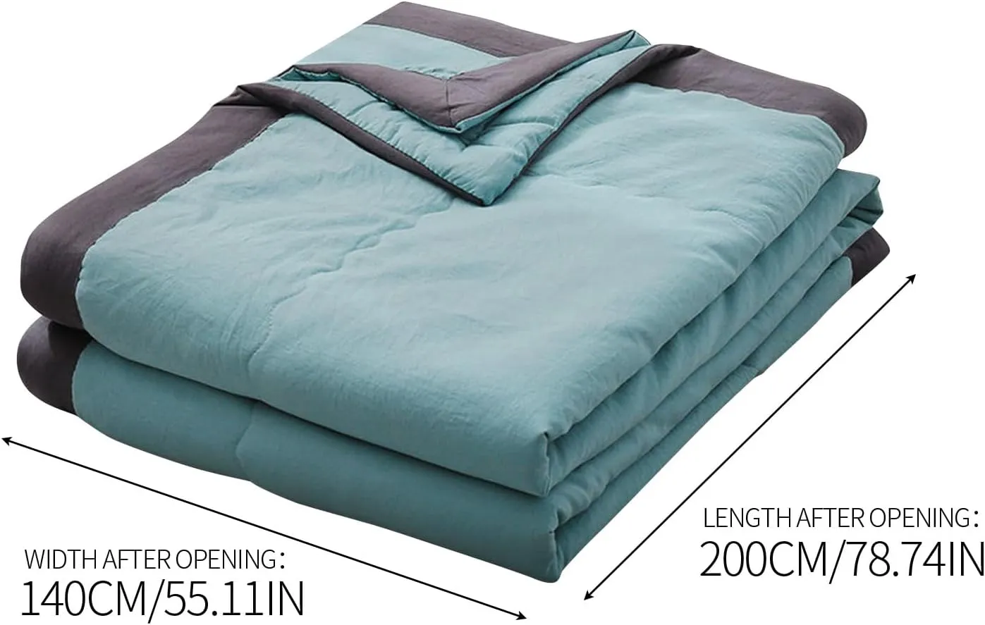 Cooling Comforter Queen Size Cooling Blanket for Hot Sleepers All-Season Ice Blanket Lightweight Portable for Travel Camping(Sky Blue)