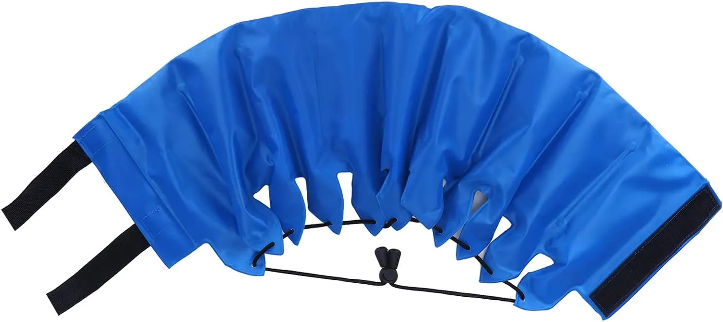 Cooling Gel Ice Bag for Kitchen Wine Champagne Ice Pack Wrap Bag Bucket with Washable Remarkable Cooling Effect for Household Necessity (Blue)