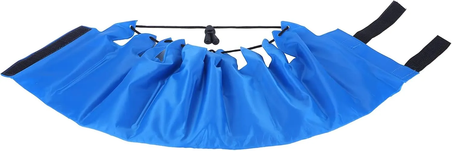 Cooling Gel Ice Bag for Kitchen Wine Champagne Ice Pack Wrap Bag Bucket with Washable Remarkable Cooling Effect for Household Necessity (Blue)