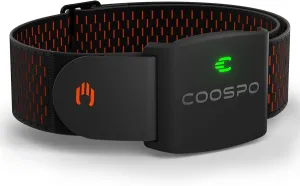 COOSPO HW9 Bluetooth 5.0 ANT  Heart Rate Monitor Armband with HR Zones/Calories Burned, Optical HRM Sensor for Fitness Training/Cycling/Running,Compatible with Peloton,DDP Yoga,Wahoo