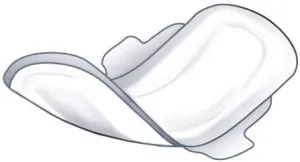 Covidien 13083100 Feminine Pad Versalon Peri-pad High 1380a Box of 288