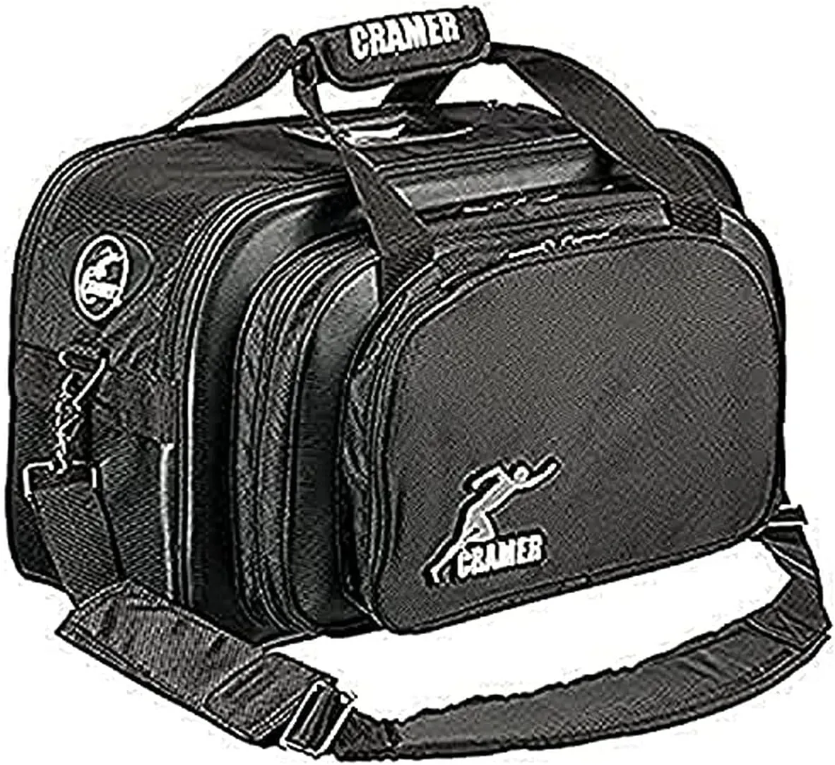 Cramer Tuf-Tek Kits for Athletic Trainers, Portable Athletic Training Kit for Team Travel, Durable Bag Holds at Supplies for Athlete Injuries, Storage Solution for Tape, Scissors, and Ice Packs