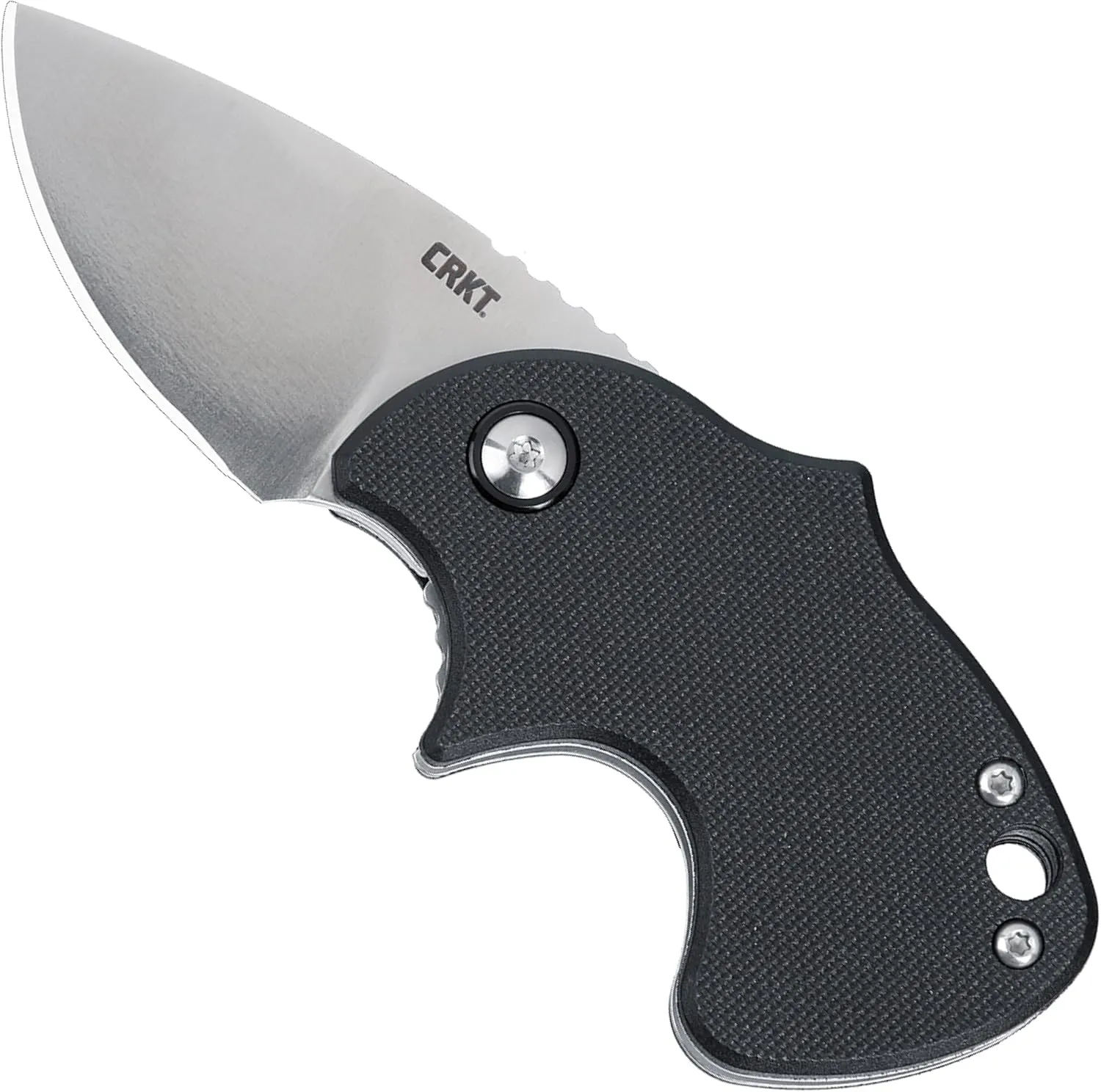 CRKT Orca Assisted Opening Folding Knife: Drop Point with D2 Steel Blade, Glass-Reinforced Nylon Handle, Liner Lock, 7930