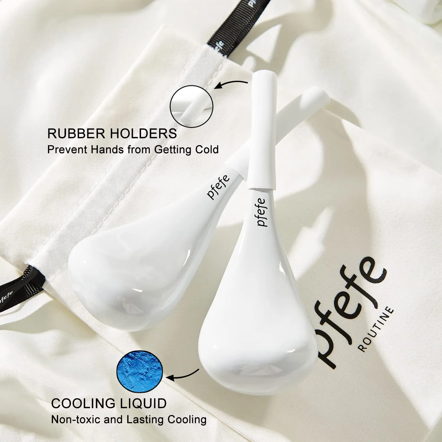Cryo Sticks for Face, Ice Globes Cryo Globes for Facials, Esthetician Supplies Gifts, Unbreakable Stainless Steel Ice Roller Cooling Spa Balls with Storage Case