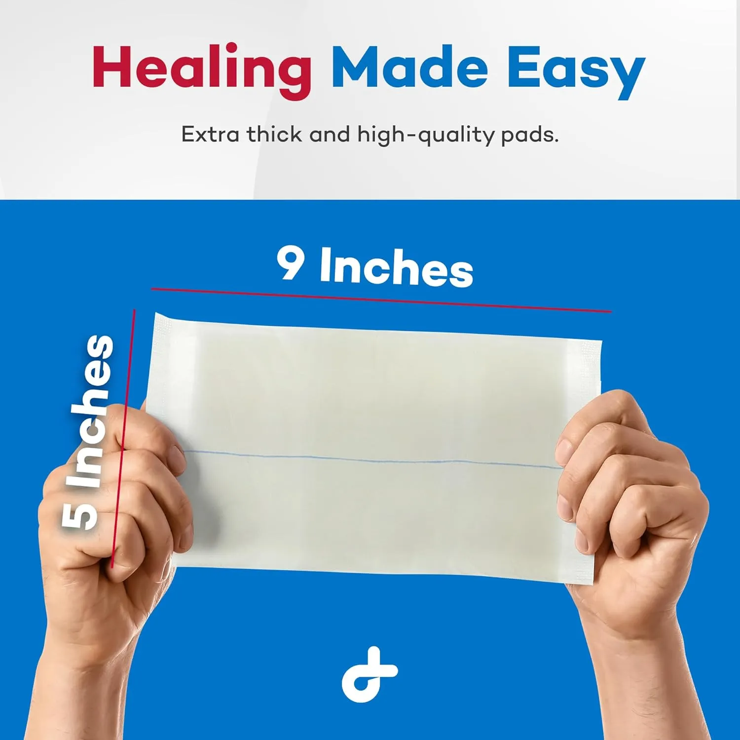 Dealmed Abdominal Combine Pads 5"x9" (15,200-Pack) Sterile Individually Wrapped, ABD Pads, Absorbent, Non Adherent for Wound Care, Drainage, First Aid, (20/Box; 20/Case; 38/Pallet)