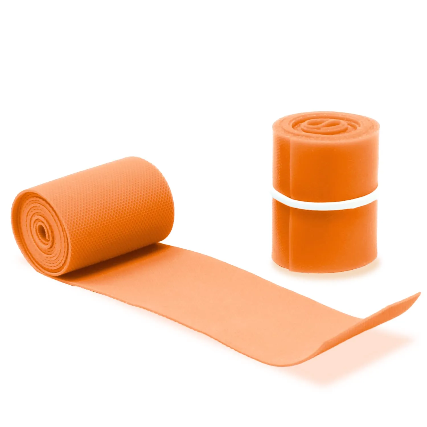 Disposable Tourniquets 1" x 18" – Latex Free, Tear Resistant Elastic Bands for First Aid, Emergency Kits, Nursing Supplies, Bulk Use, Clinic or Home – 250 Count Orange