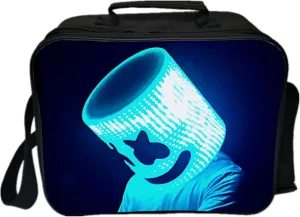DJ Music Lunch Box School Picnic Bag Ice Keep Student Meal Bag