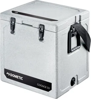 Dometic WCI Cool Ice Chest/Dry Box - Portable Cool Box Insulated with Foam for Long-Lasting Ice - Stone Color Lightweight 13L Cooler w/Latch Closure, for Travel and Outdoor…