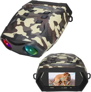 DUEBEL Digital Night Vision Goggles, 4K Night Vision Binoculars for Adults, can Save Photo and Video | 656yd Range, 8X Digital Zoom | Tactical Color Perfect for Hunting, Survival Gear, Security Etc.
