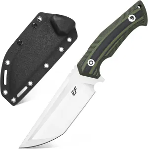 Eafengrow EF134 Fixed Blade Knife, DC53 Steel Blade,G10 Handle Full Tang EDC Fixed Knifes for Working Camping