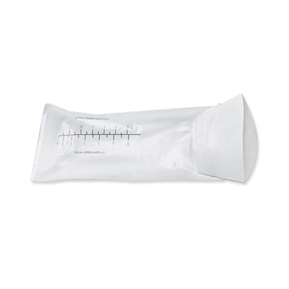 EBG001 Clear Plastic Hospital Emesis Bag, 3 mil, Printed Graduations, 36 oz (Pack of 500)