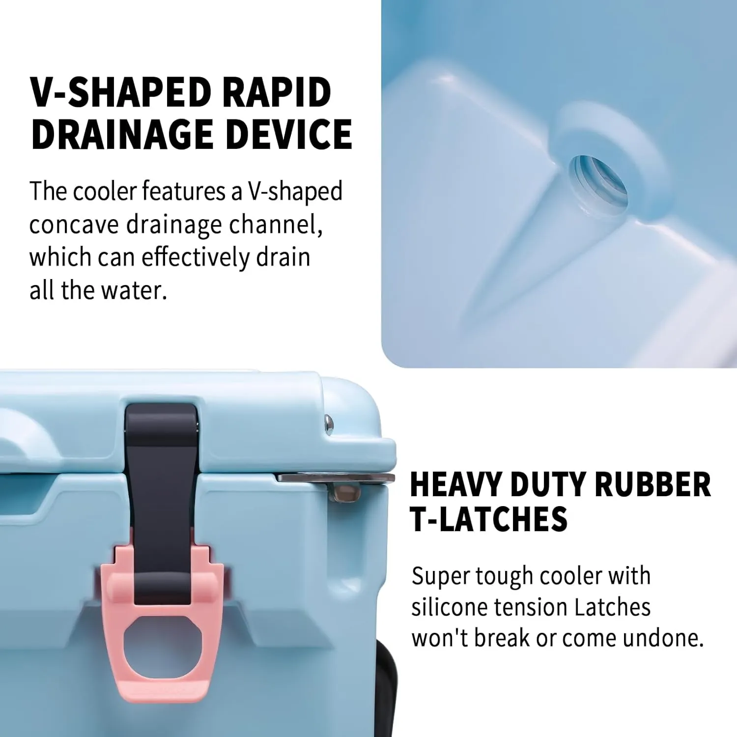 EchoSmile 12/18 Quart Rotomolded Cooler, Built to Stand up to The Rigors of The Journey