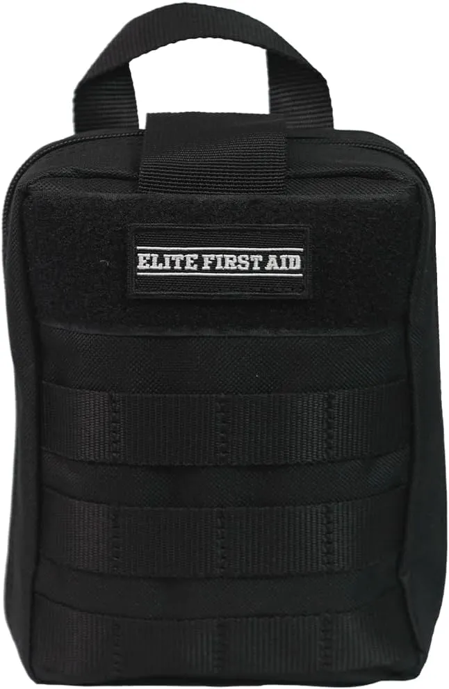 Elite First Aid 225 Piece Survival First Aid Kit for Camping, Hiking, Home, Car and More (91674)