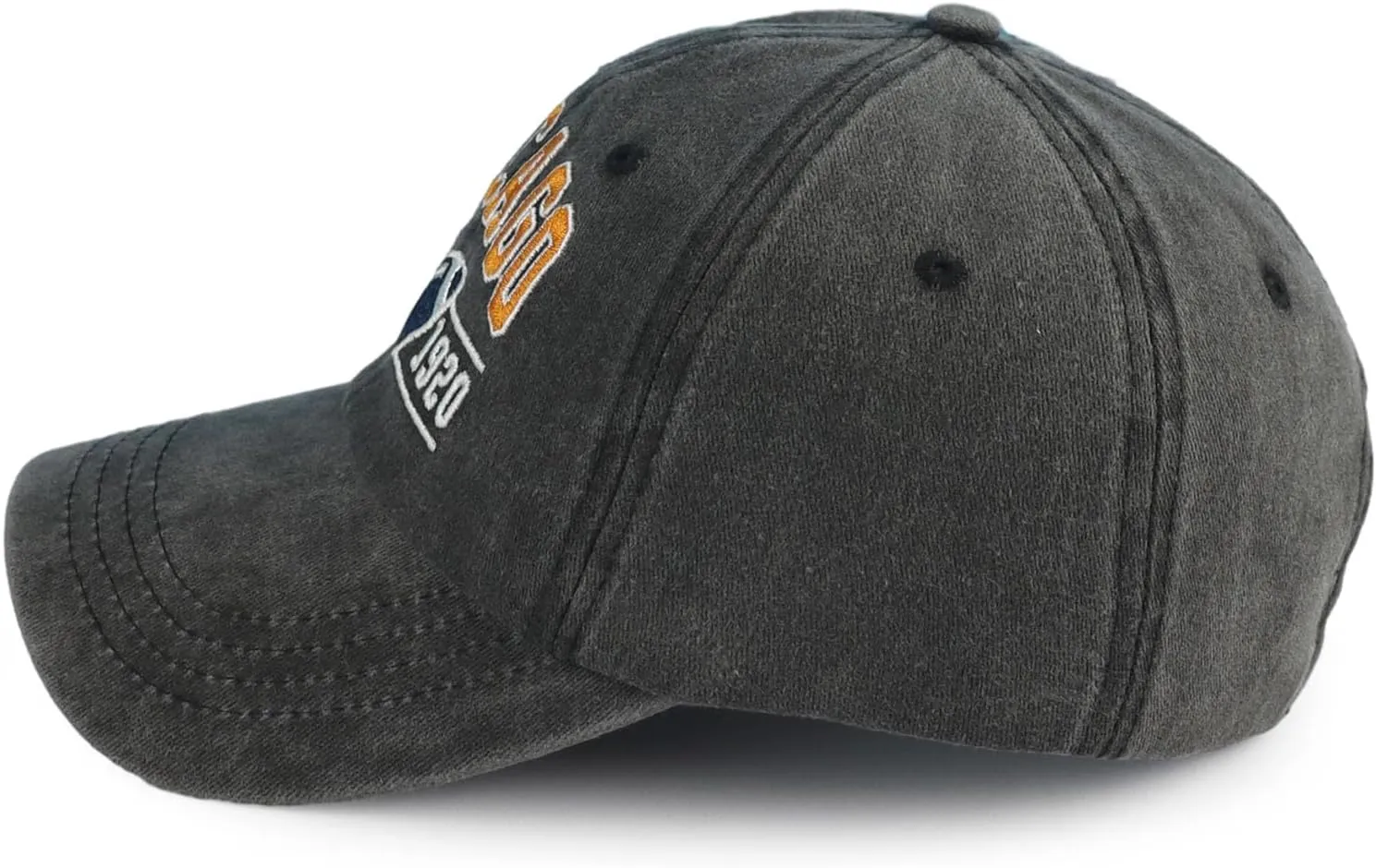 Embroidered City Football Hat for Men Women, Adjustable Unisex Cotton Fans Baseball Cap