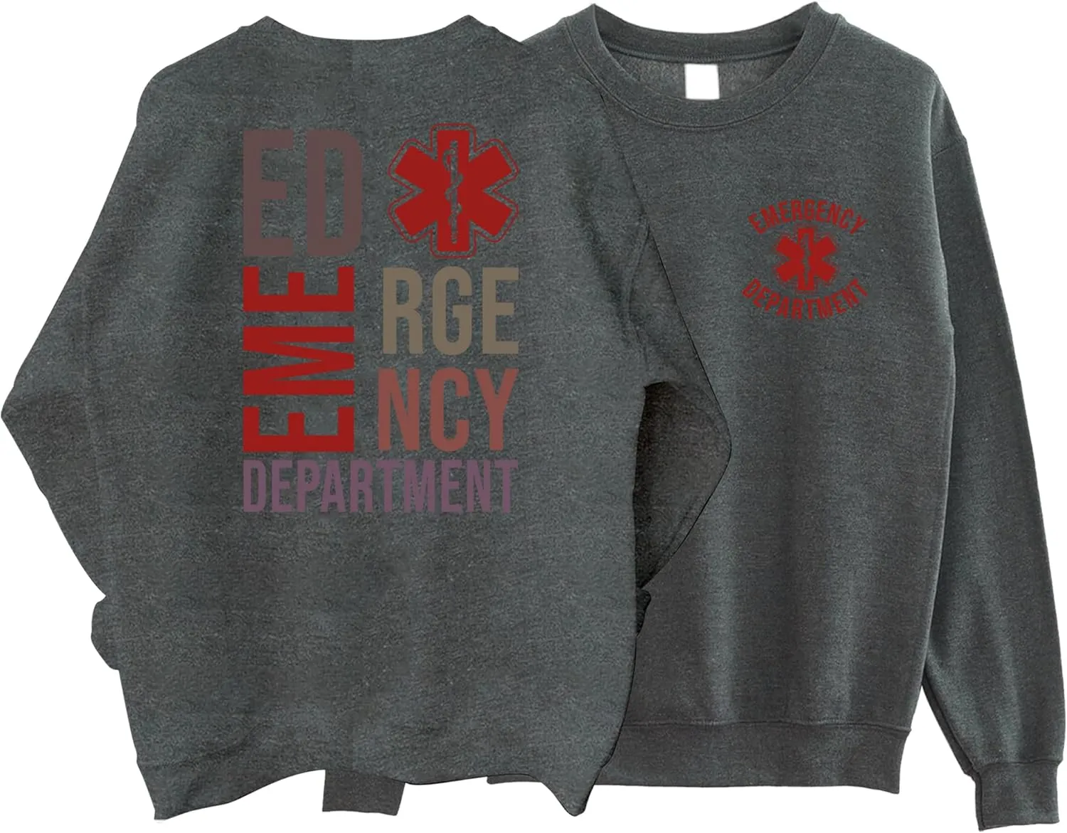 Emergency Department Sweatshirt RN Vintage Sweatshirt, Emergency Department Shirt, ER Sweater, Emergency Room Tech