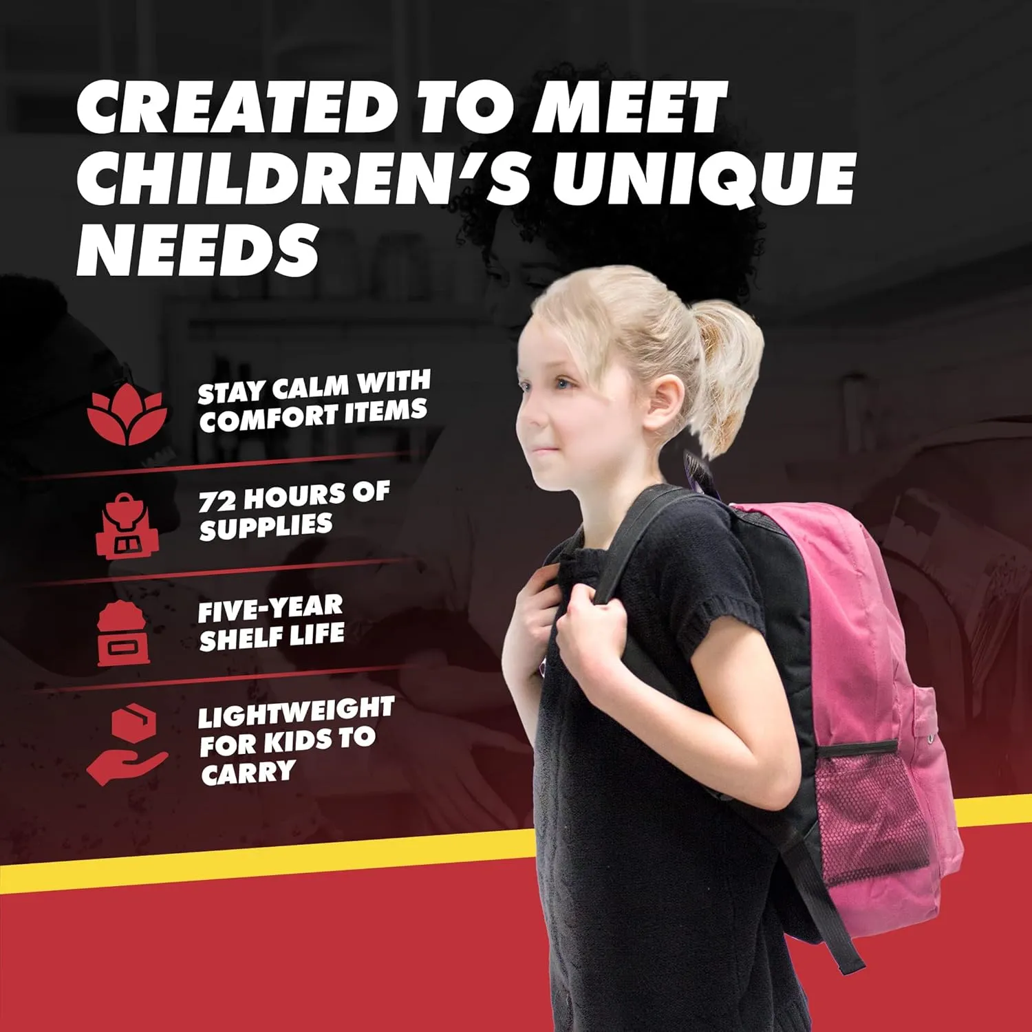 Emergency Zone - Keep-Me-Safe Children's Deluxe 72-Hr Emergency Survival Kit