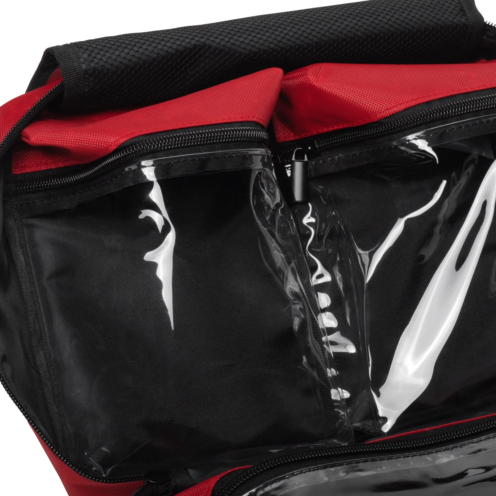 Empty Red First Aid Kit Tote W/Handles