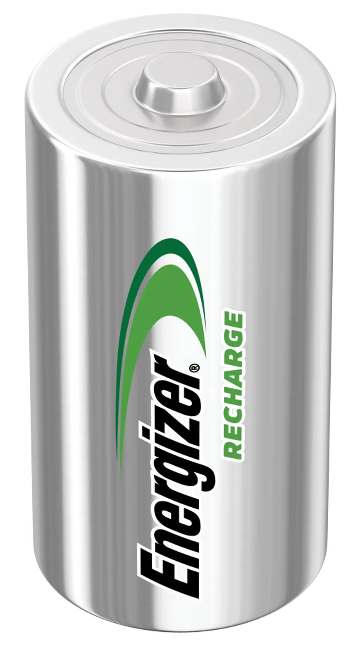 Energizer D size 2500mAh Recharge Power Plus, Pack of 2