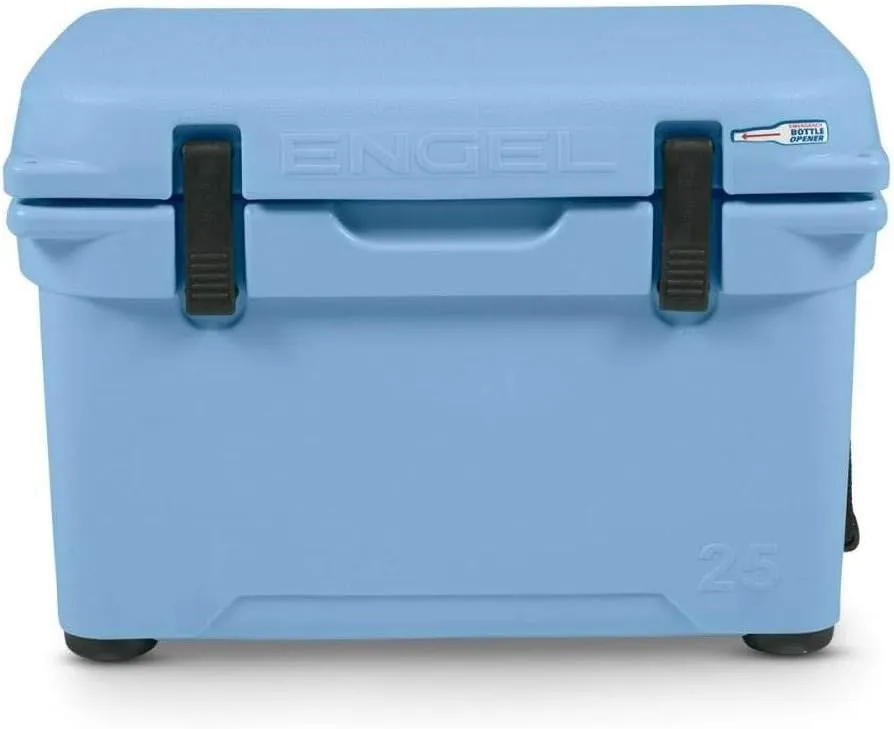 ENGEL 25 High Performance 5.28 Gallon 24 Can High Performance Durable Rotationally Molded Ice Cooler for Camping, Hunting, and Fishing