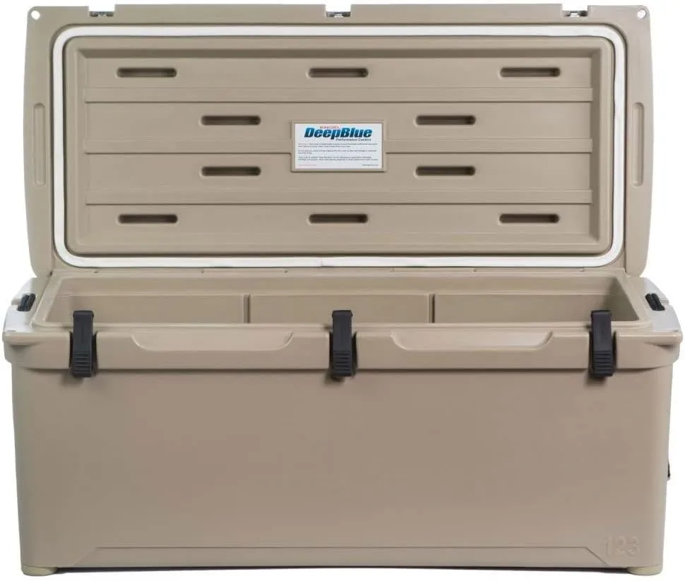 Engel Coolers ENG123 Cooler | 100 Can High Performance Durable Seamless Rotationally Molded Ice Box for Camping, Hunting, and Fishing