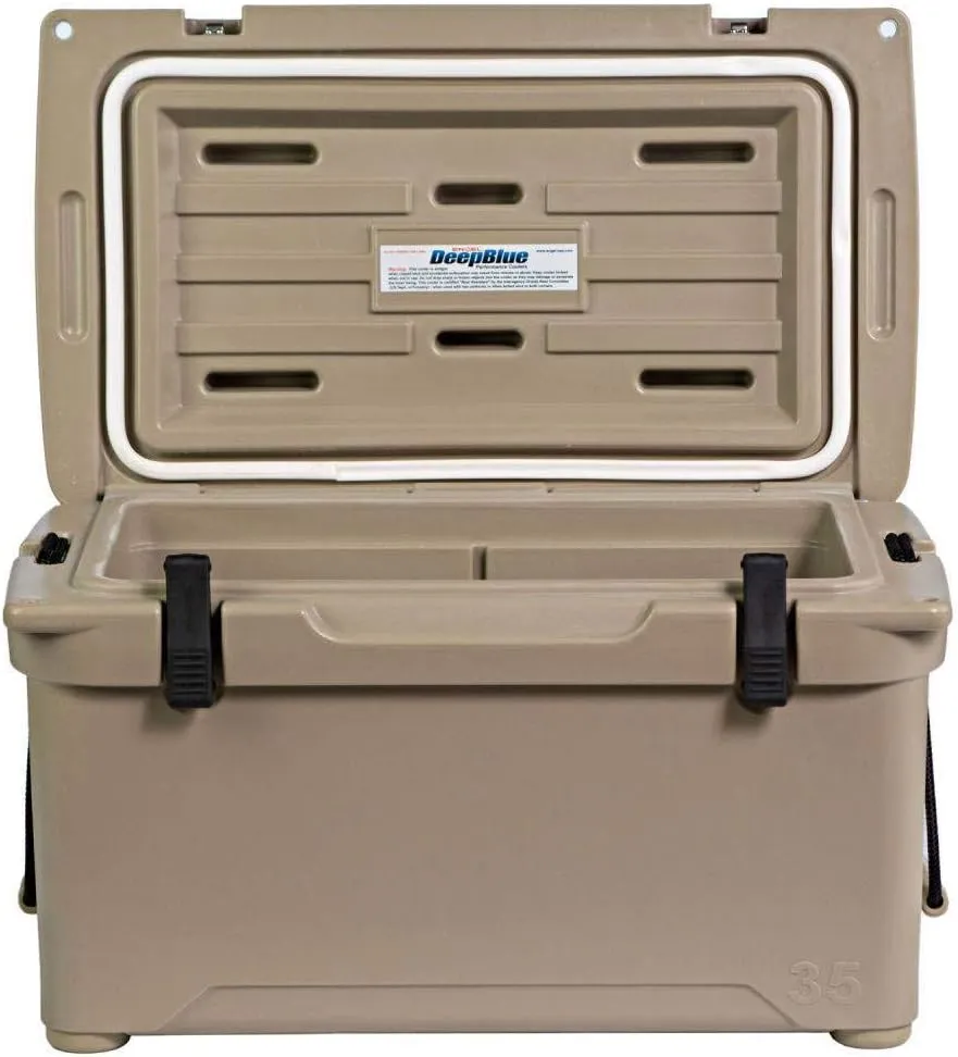 Engel Coolers ENG35 Cooler | 36 Can High Performance Durable Seamless Rotationally Molded Ice Box for Camping, Hunting, and Fishing