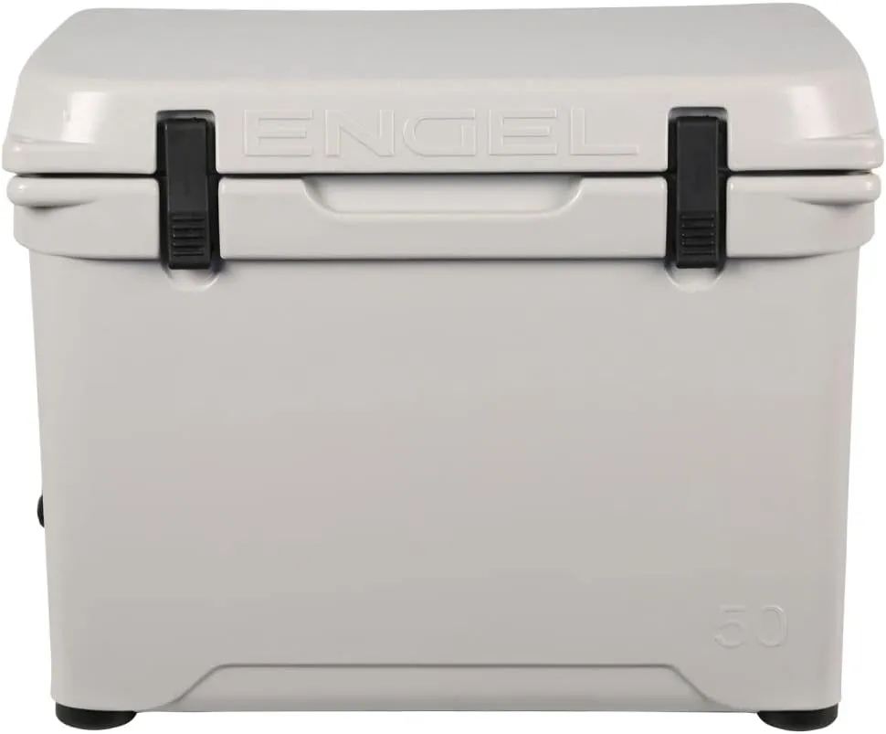 Engel Coolers ENG50 Cooler | 60 Can High Performance Durable Seamless Rotationally Molded Ice Box for Camping, Hunting, and Fishing