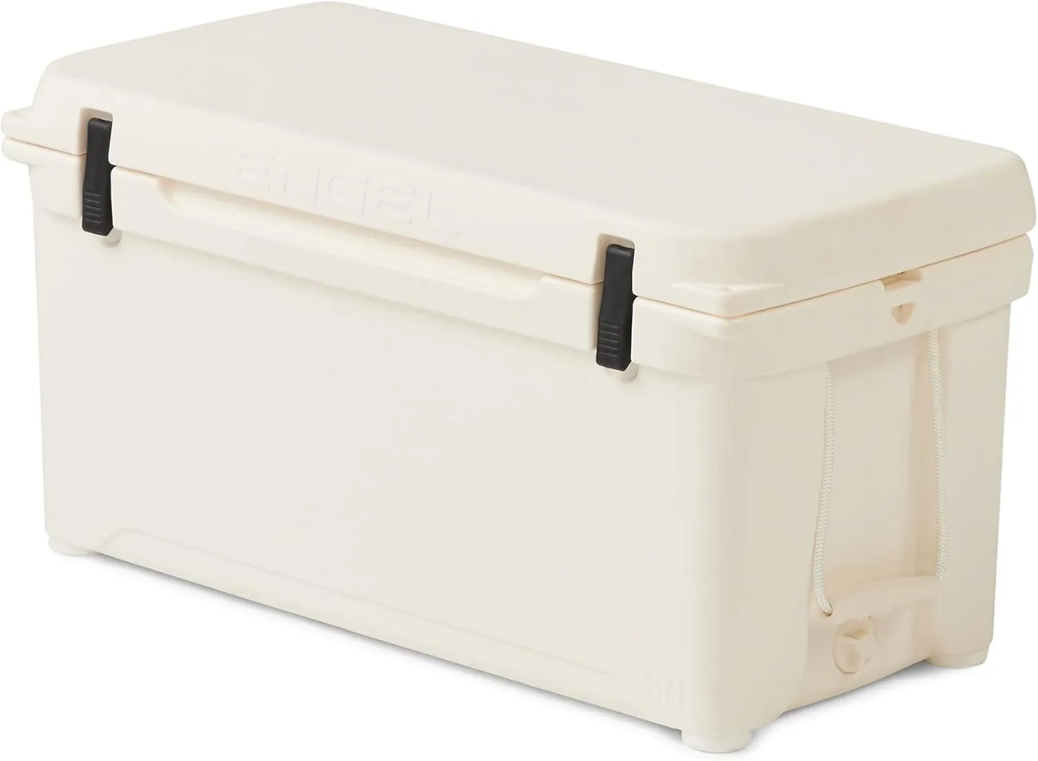 Engel Coolers ENG80 Cooler | 75 Can High Performance Durable Seamless Rotationally Molded Ice Box for Camping, Hunting, and Fishing - Coastal White