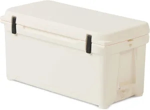 Engel Coolers ENG80 Cooler | 75 Can High Performance Durable Seamless Rotationally Molded Ice Box for Camping, Hunting, and Fishing - Coastal White